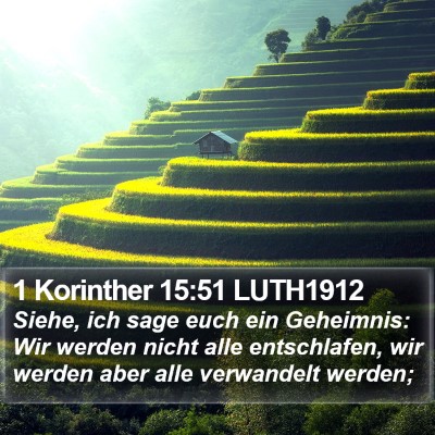 1 Korinther 15:51 LUTH1912 Bible Verse Image