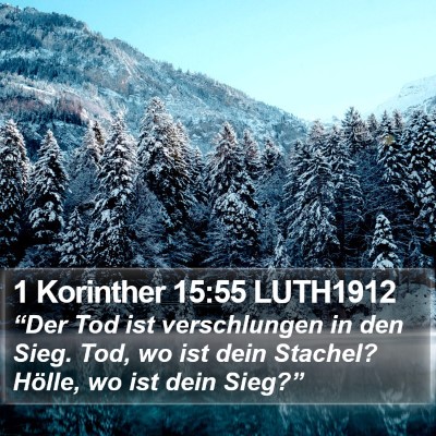 1 Korinther 15:55 LUTH1912 Bible Verse Image