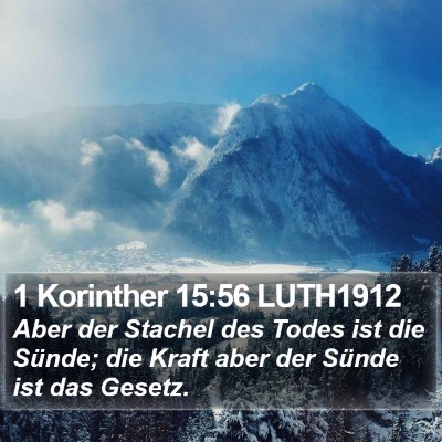1 Korinther 15:56 LUTH1912 Bible Verse Image