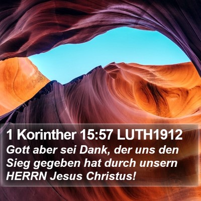 1 Korinther 15:57 LUTH1912 Bible Verse Image