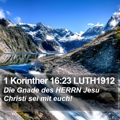 1 Korinther 16:23 LUTH1912 Bible Verse Image