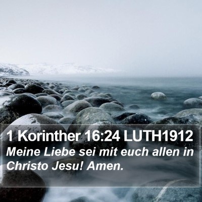 1 Korinther 16:24 LUTH1912 Bible Verse Image
