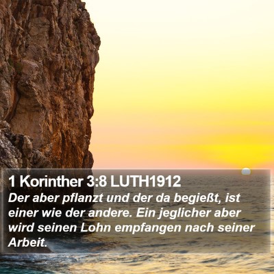1 Korinther 3:8 LUTH1912 Bible Verse Image