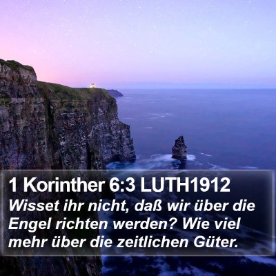 1 Korinther 6:3 LUTH1912 Bible Verse Image