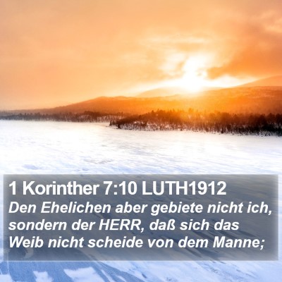 1 Korinther 7:10 LUTH1912 Bible Verse Image