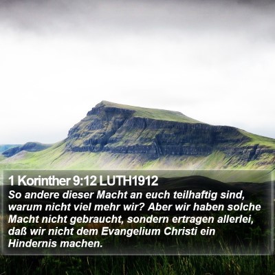 1 Korinther 9:12 LUTH1912 Bible Verse Image
