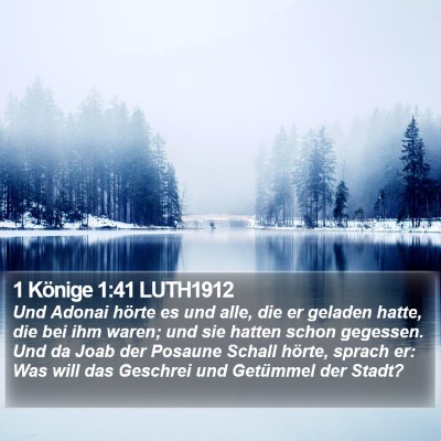 1 Könige 1:41 LUTH1912 Bible Verse Image