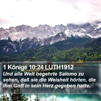 1 Könige 10:24 LUTH1912 Bible Verse Image