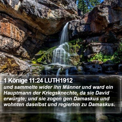 1 Könige 11:24 LUTH1912 Bible Verse Image
