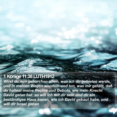 1 Könige 11:38 LUTH1912 Bible Verse Image