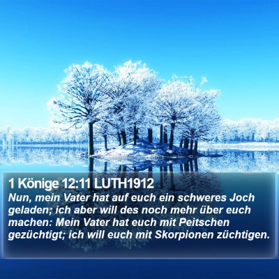 1 Könige 12:11 LUTH1912 Bible Verse Image