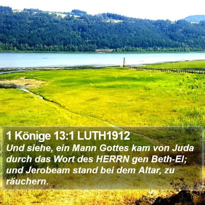 1 Könige 13:1 LUTH1912 Bible Verse Image