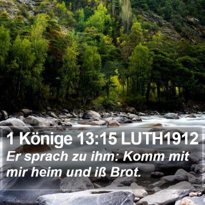 1 Könige 13:15 LUTH1912 Bible Verse Image