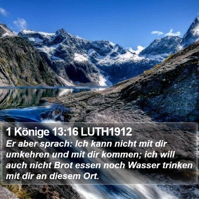 1 Könige 13:16 LUTH1912 Bible Verse Image