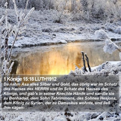 1 Könige 15:18 LUTH1912 Bible Verse Image