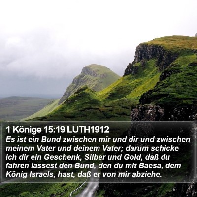 1 Könige 15:19 LUTH1912 Bible Verse Image