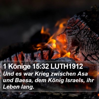 1 Könige 15:32 LUTH1912 Bible Verse Image