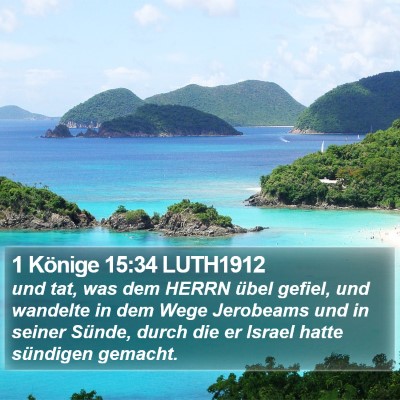 1 Könige 15:34 LUTH1912 Bible Verse Image