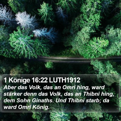 1 Könige 16:22 LUTH1912 Bible Verse Image