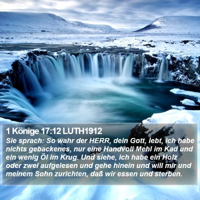 1 Könige 17:12 LUTH1912 Bible Verse Image