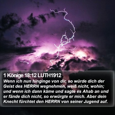1 Könige 18:12 LUTH1912 Bible Verse Image