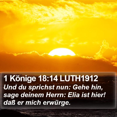 1 Könige 18:14 LUTH1912 Bible Verse Image