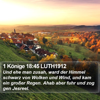 1 Könige 18:45 LUTH1912 Bible Verse Image