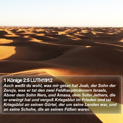 1 Könige 2:5 LUTH1912 Bible Verse Image