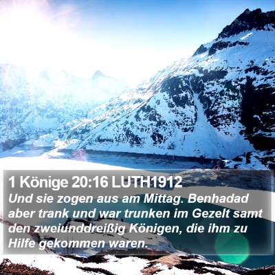 1 Könige 20:16 LUTH1912 Bible Verse Image