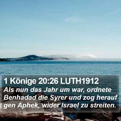 1 Könige 20:26 LUTH1912 Bible Verse Image