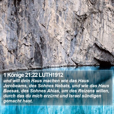 1 Könige 21:22 LUTH1912 Bible Verse Image