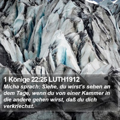 1 Könige 22:25 LUTH1912 Bible Verse Image