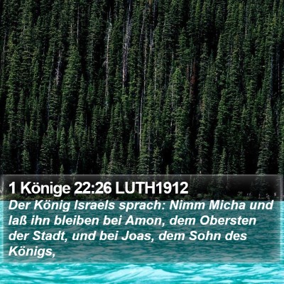 1 Könige 22:26 LUTH1912 Bible Verse Image