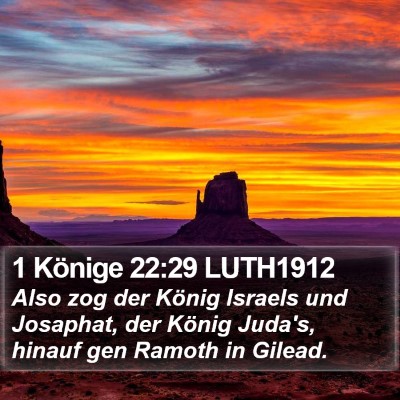 1 Könige 22:29 LUTH1912 Bible Verse Image