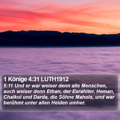 1 Könige 4:31 LUTH1912 Bible Verse Image