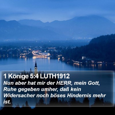 1 Könige 5:4 LUTH1912 Bible Verse Image