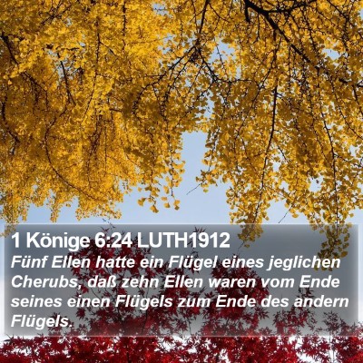 1 Könige 6:24 LUTH1912 Bible Verse Image