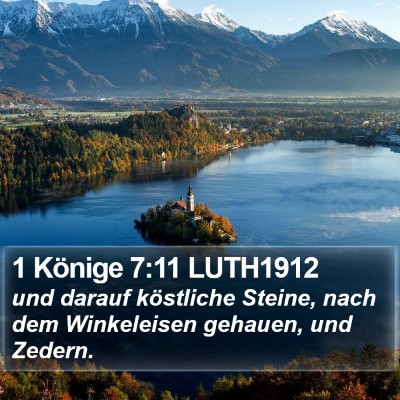 1 Könige 7:11 LUTH1912 Bible Verse Image