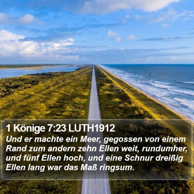 1 Könige 7:23 LUTH1912 Bible Verse Image