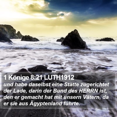 1 Könige 8:21 LUTH1912 Bible Verse Image