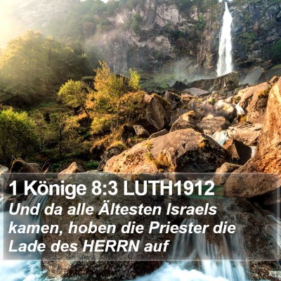 1 Könige 8:3 LUTH1912 Bible Verse Image
