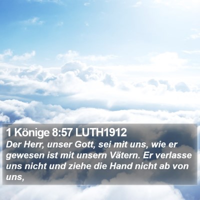 1 Könige 8:57 LUTH1912 Bible Verse Image