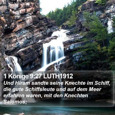 1 Könige 9:27 LUTH1912 Bible Verse Image
