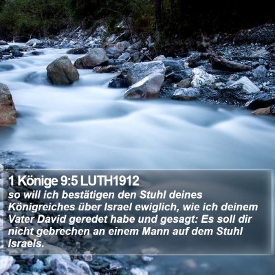 1 Könige 9:5 LUTH1912 Bible Verse Image