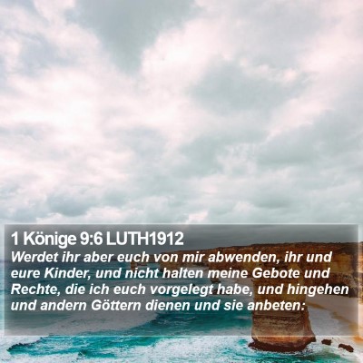 1 Könige 9:6 LUTH1912 Bible Verse Image