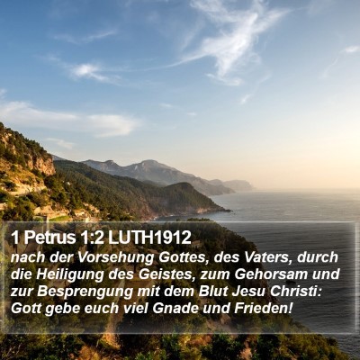 1 Petrus 1:2 LUTH1912 Bible Verse Image
