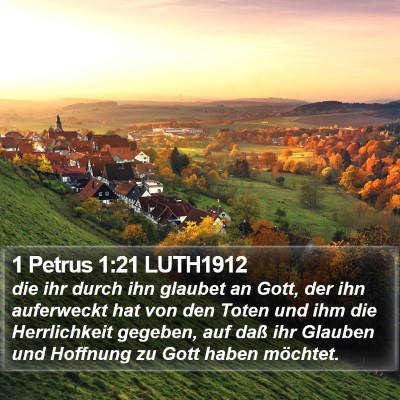 1 Petrus 1:21 LUTH1912 Bible Verse Image