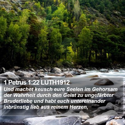 1 Petrus 1:22 LUTH1912 Bible Verse Image