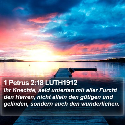 1 Petrus 2:18 LUTH1912 Bible Verse Image