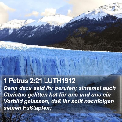 1 Petrus 2:21 LUTH1912 Bible Verse Image